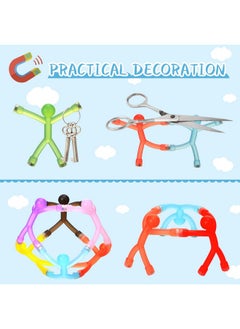Jerify 30 Pcs Humanoid Magnetic Toys Colorful Fidget Toys For Adults Hobbies Crafts Science Cute Novelty Man Fridge Magnets Men Refrigerator Magnets For Refrigerator, Door, Office Fun (Funny Style)  - Image 5