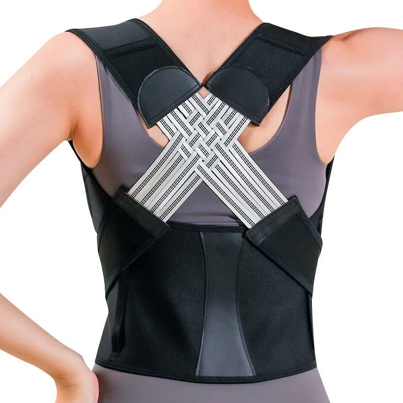 Bluejw Adjustable Posture Corrector Belt for Women & Men - Waist Trimmer & Back Support Brace - Image 1