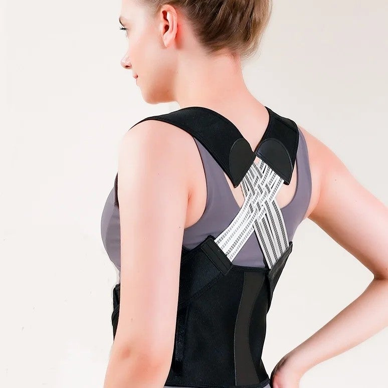 Bluejw Adjustable Posture Corrector Belt for Women & Men - Waist Trimmer & Back Support Brace - Image 4