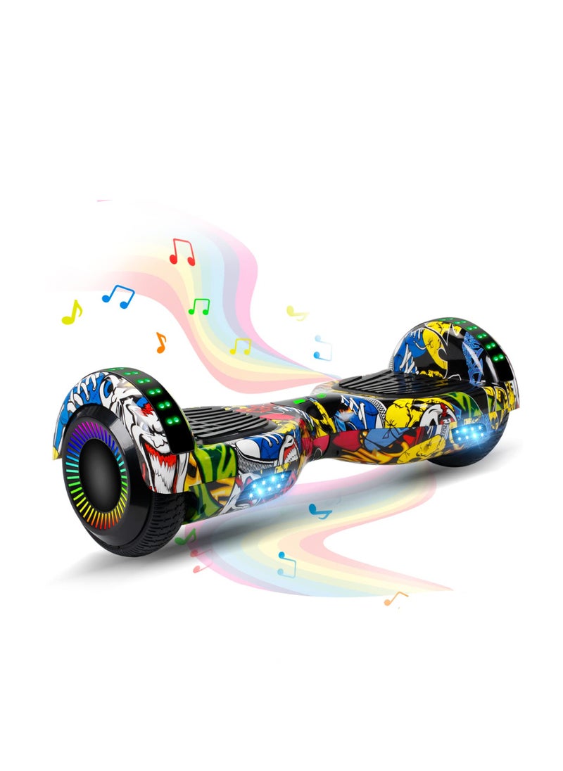 Cool Baby Style - Coolbaby Hoverboard 6.5” Self Balancing Hoverboard, Two-Wheel Self Balancing Scooter with LED Light Hoverboard for Kids & Adult - Image 1