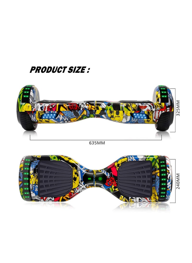 Cool Baby Style - Coolbaby Hoverboard 6.5” Self Balancing Hoverboard, Two-Wheel Self Balancing Scooter with LED Light Hoverboard for Kids & Adult - Image 1