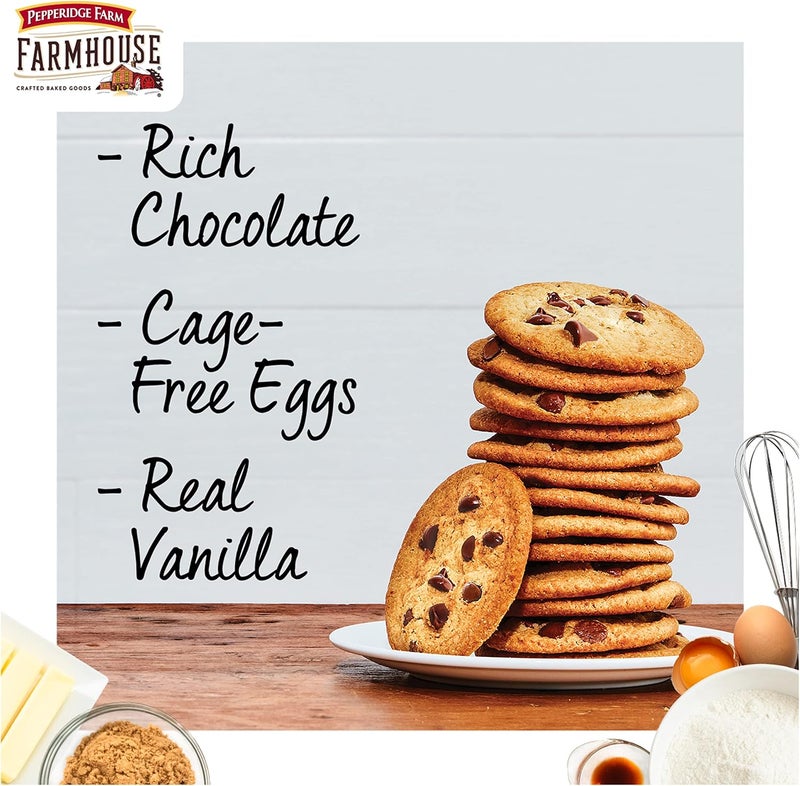 Pepperidge Farm Farmhouse Thin & Crispy Milk Chocolate Chip Cookies - Image 3