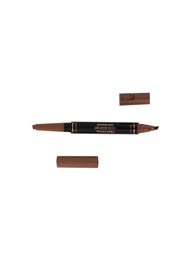 Profusion Cosmetics Good Brow Define Duo with Precision Pen and Pomade Pencil for Eye Catching Brows, Unlock Your Brow Potential with Long Wearing Makeup Kit (Taupe) - Image 2