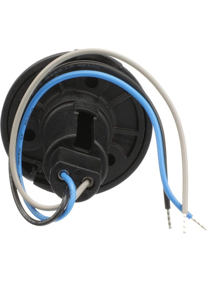 attwood attwood 910R3PB-7 Light Armor 3-Pin Light Round Base - Black  - Image 3