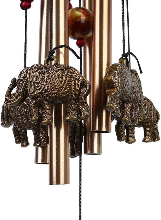 نمط الفيل معدني نافذة الرياح 60 سم ارتفاع صوت واضح داخلي خارجي المنزل حديقة ديكور - Image 3