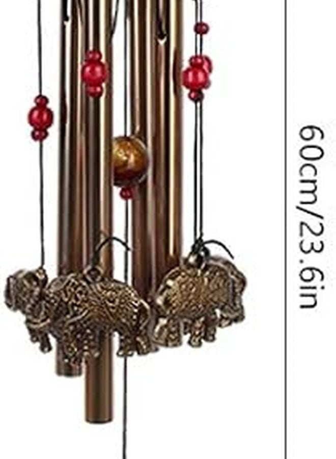 نمط الفيل معدني نافذة الرياح 60 سم ارتفاع صوت واضح داخلي خارجي المنزل حديقة ديكور - Image 5