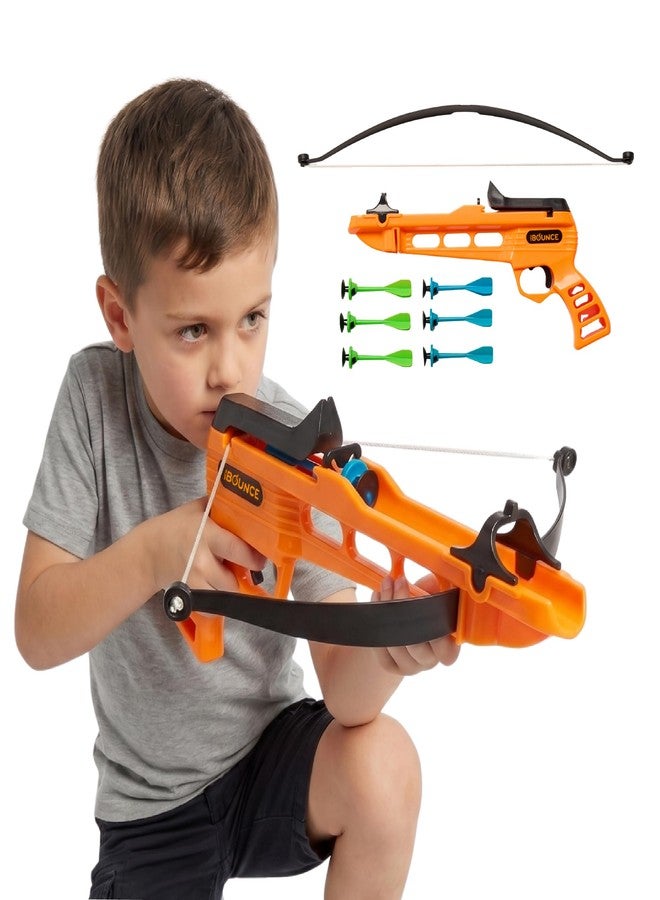New Bounce Bullseye Crossbow Game - Kids Target Shooting Toy with 6 Suction Darts, Indoor & Outdoor Archery Fun, Improves Focus & Coordination, 1-2 Player Game, Ages 3+ STEM Skill-Building Toy - Image 1