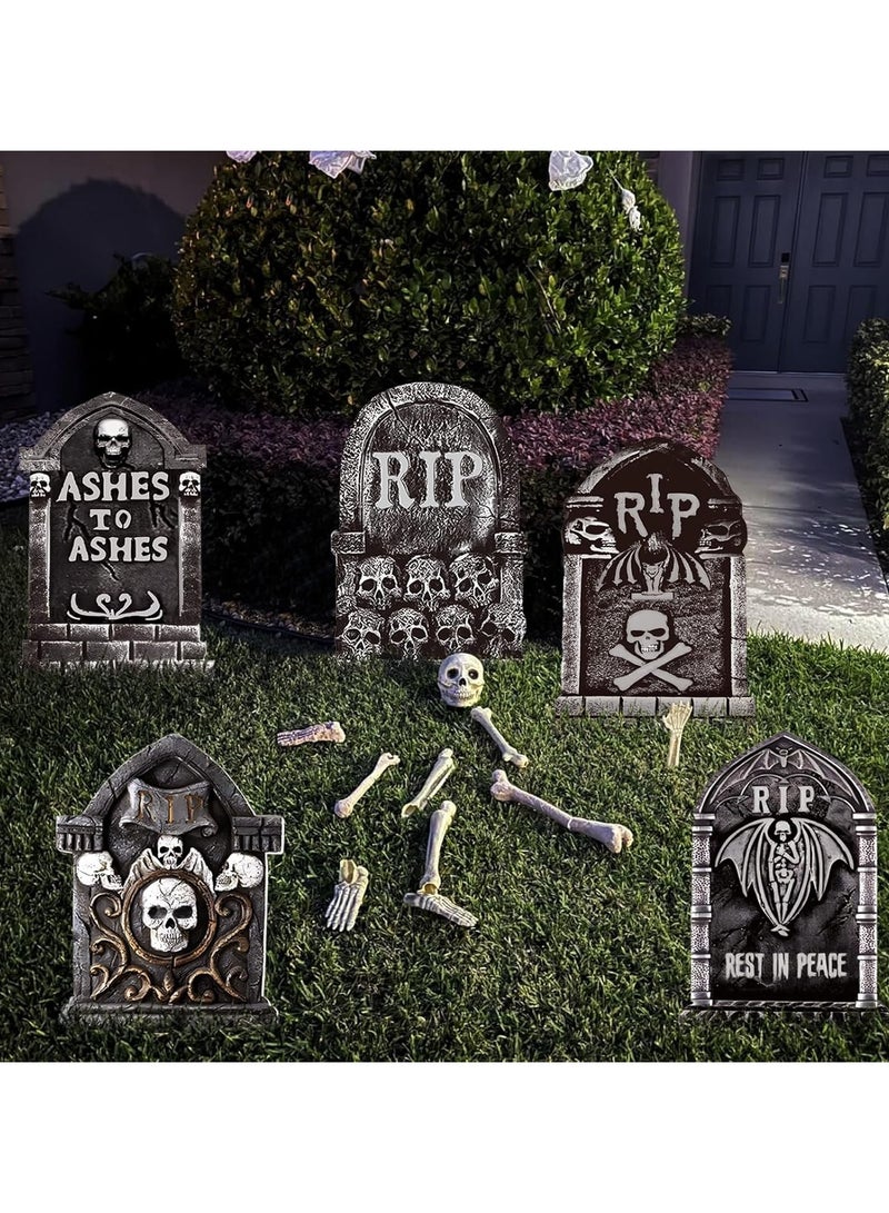 13.8  Decorations Outdoor, DIY  Decorations Outdoor of Gravestone Yard Signs,  TombstonesCemetery Headstones Scary Decorations for Garden with Waterproof - Image 4