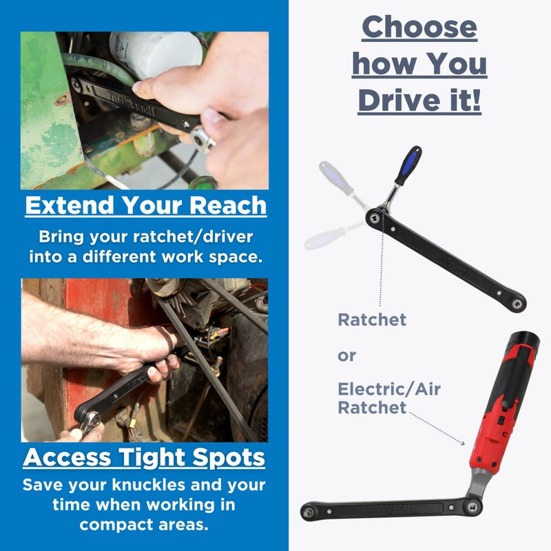TITE-REACH 1/4" Professional Extension Wrench - Image 3
