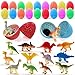 XIPEGPA 18Set Dinosaur Eggs with Mini Dinosaur Figures Goodie Bag Stuffers Easter Eggs and Birthday Party - Image 2