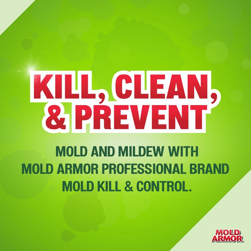 mold armor رذاذ قتل ومكافحة العفن من ماركة مولد أرمور الاحترافية، 32 أونصة، مزيل العفن والعفن على الأسطح الصلبة، نتائج مرئية في دقائق، يقضي على البكتيريا والفيروسات - Image 5