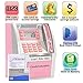 GoodsFederation Upgraded Talking ATM Piggy Bank for Kids AdultsToy Money Bank for Real Money with Voice PromptData SaveCardSaving TargetBalance CalculatorElectronic Money Safe Coin BoxHot Gift for Boys Girls - Image 4