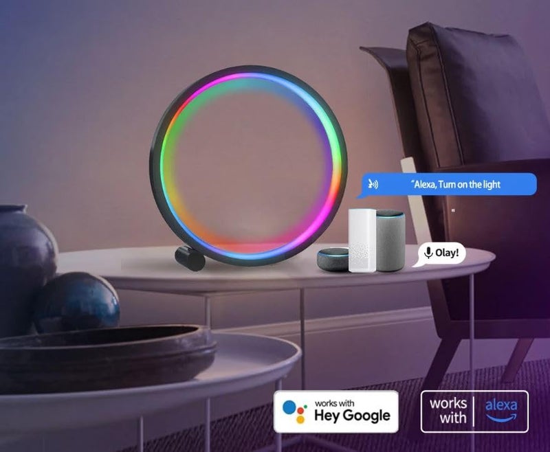Arcanine مصباح أرضي LED أركانين RGBIC حديث مصباح قائم مع تحكم عبر التطبيق ومزامنة الموسيقى ووضع DIY تغيير الألوان إضاءة مزاج ذكية لغرفة المعيشة وغرفة النوم - Image 4