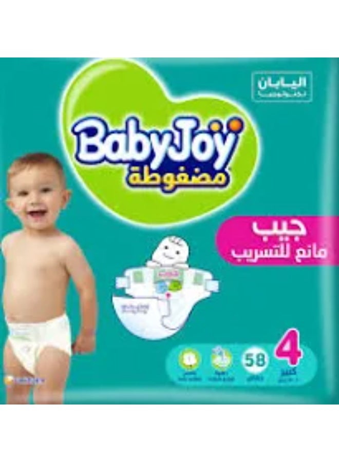BABY JOY (10-18KG) (4) 58 PCS