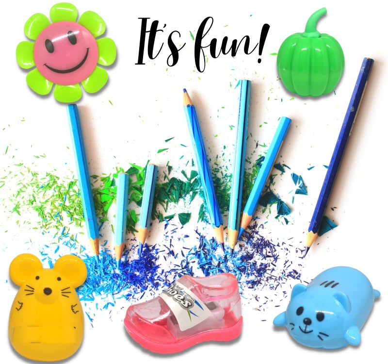 BigBro Sharpeners for Kids Fancy Cute Animal Cartoon Shape Pencil Sharpener School Stationery for Girls Boys Birthday Return Gift for Children (Set of 6 in a Jar Plus 1 Erazer) - Image 3