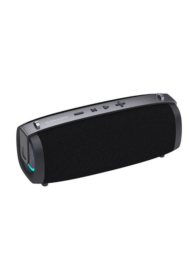 SONASHI - Rechargeable Bluetooth Speaker With Usb/Tf Card Slots Fm Radio Function / Read Mp3 Format Portable Device With Hi-Fi Surround Sound And Rechargeable Battery Perfect For Outdoors Audio And Video - Image 1