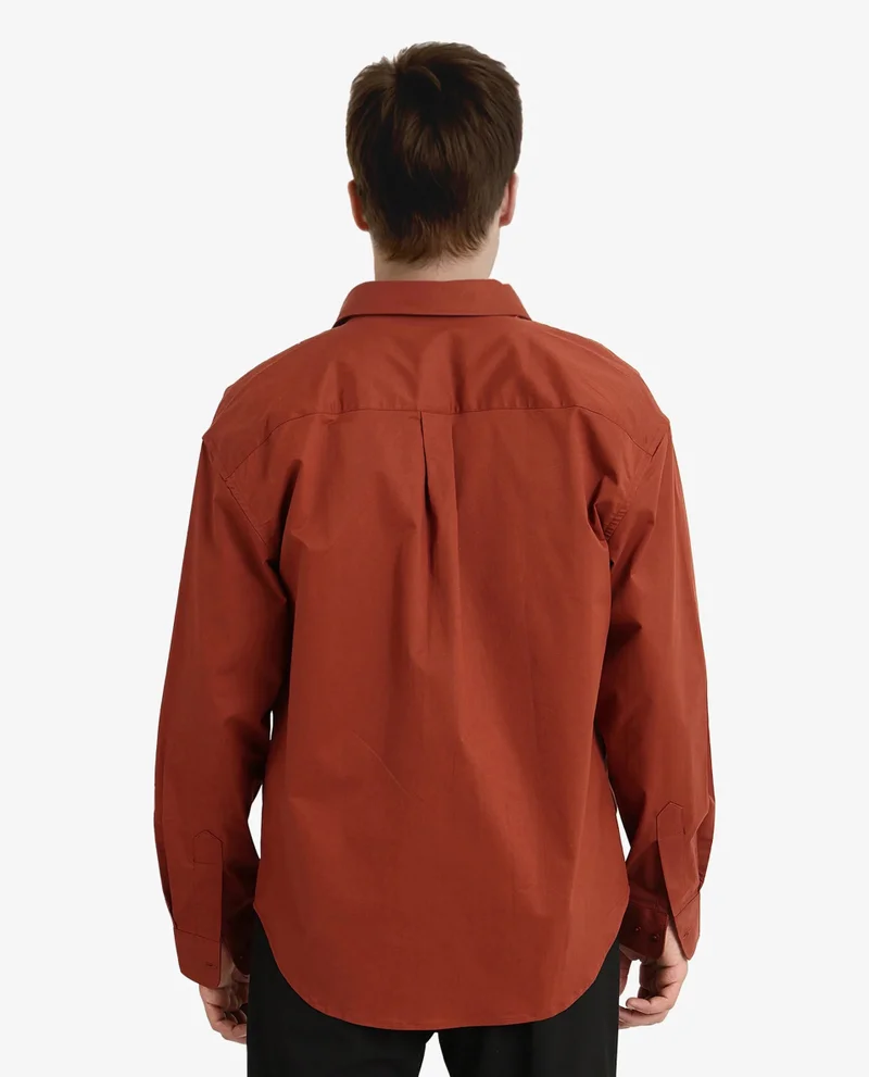 Rare Rabbit Men's Plain Cotton Shirt