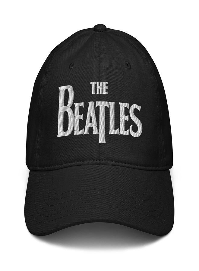 The Beatles - White Logo Adjustable Baseball Hat - Image 2