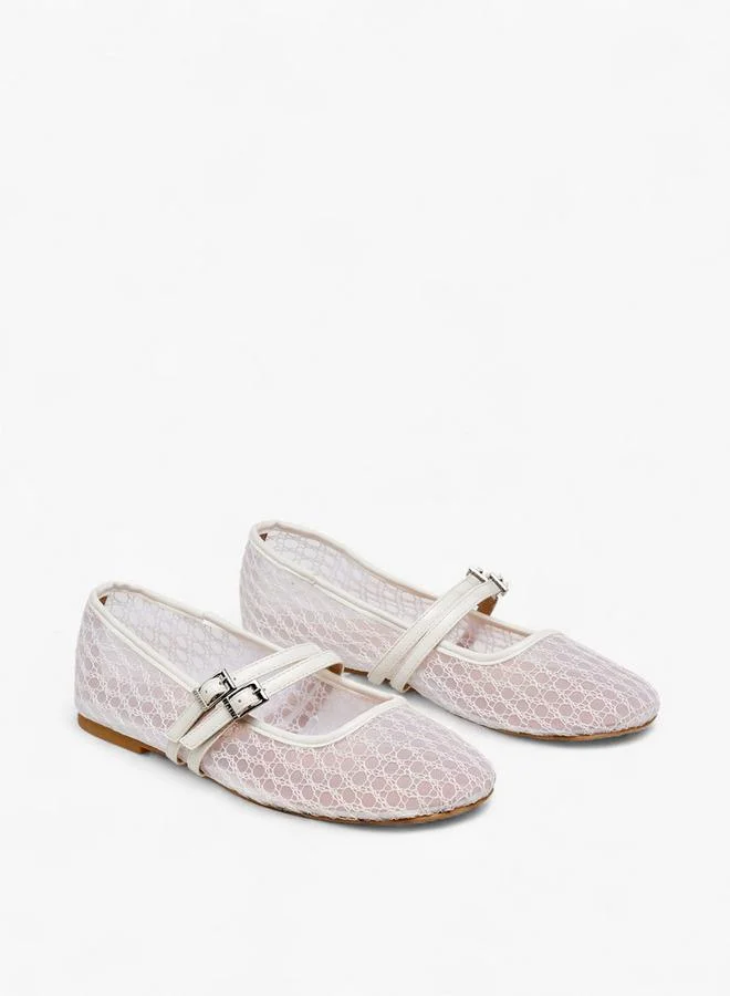 سيليست Women Buckled Strap Ballerina Shoes