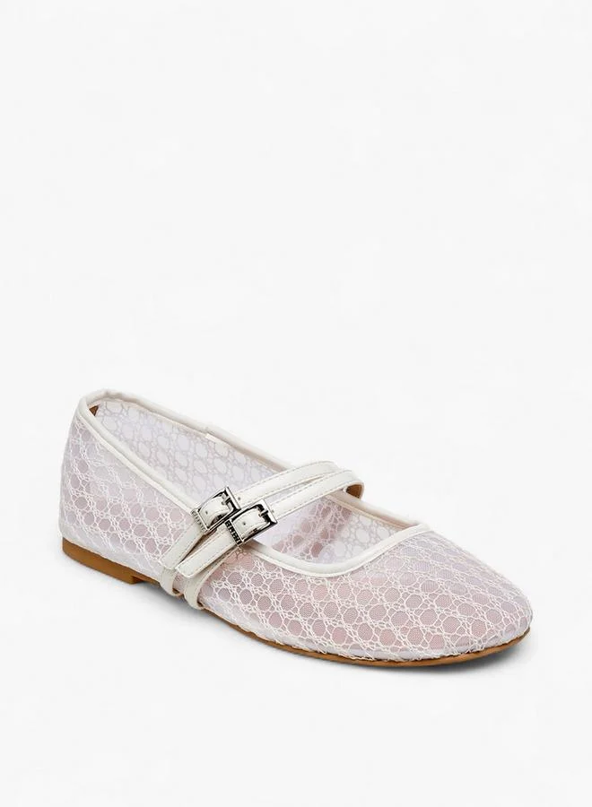 سيليست Women Buckled Strap Ballerina Shoes