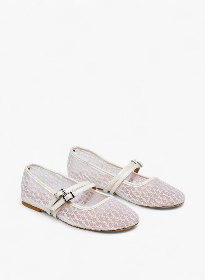 سيليست Women Buckled Strap Ballerina Shoes
