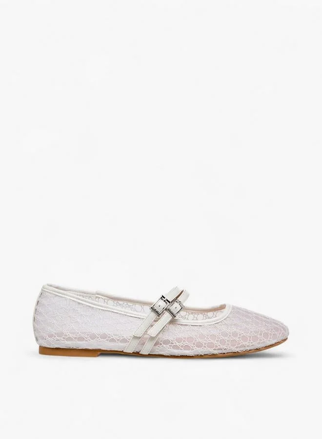 سيليست Women Buckled Strap Ballerina Shoes