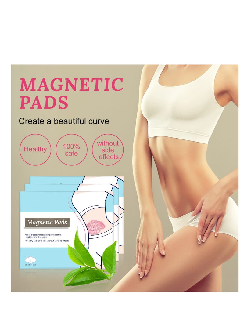 SYOSI 10PCS Contouring Shaping Firming Body Patch, Natural Plant Navel Patch, Fat Burner Slimming Patches - Image 3