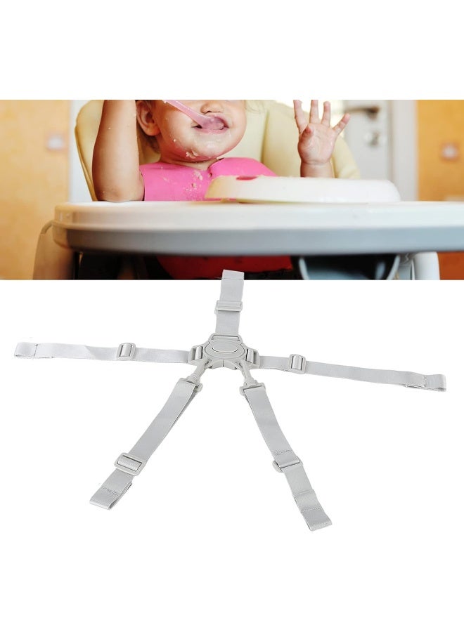 Jiawu 5 Point Baby Safety Strap Belt, Adjustable Universal Replacement High Chair Straps Harness Straps - Image 4