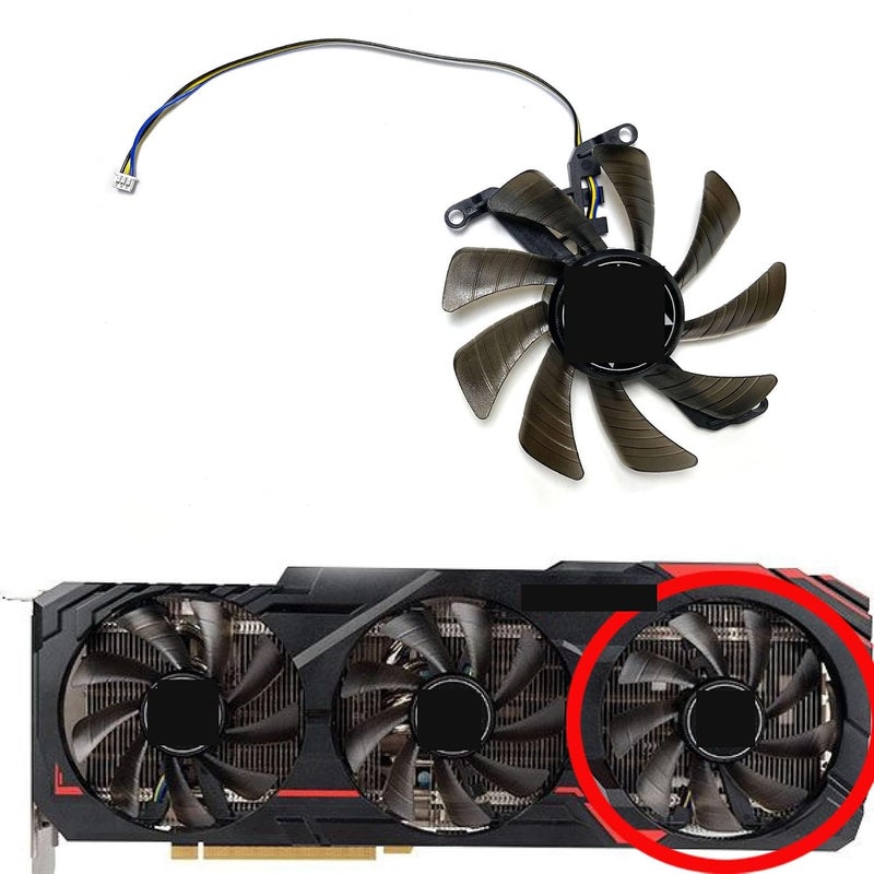 for GAINWARD for GeForce RTX3060ti 3070 3070ti 3080 3080ti Wind Chaser OC Graphics Card Replacement Fan T129215SU Easy to Replace(Right Fan) - Image 1