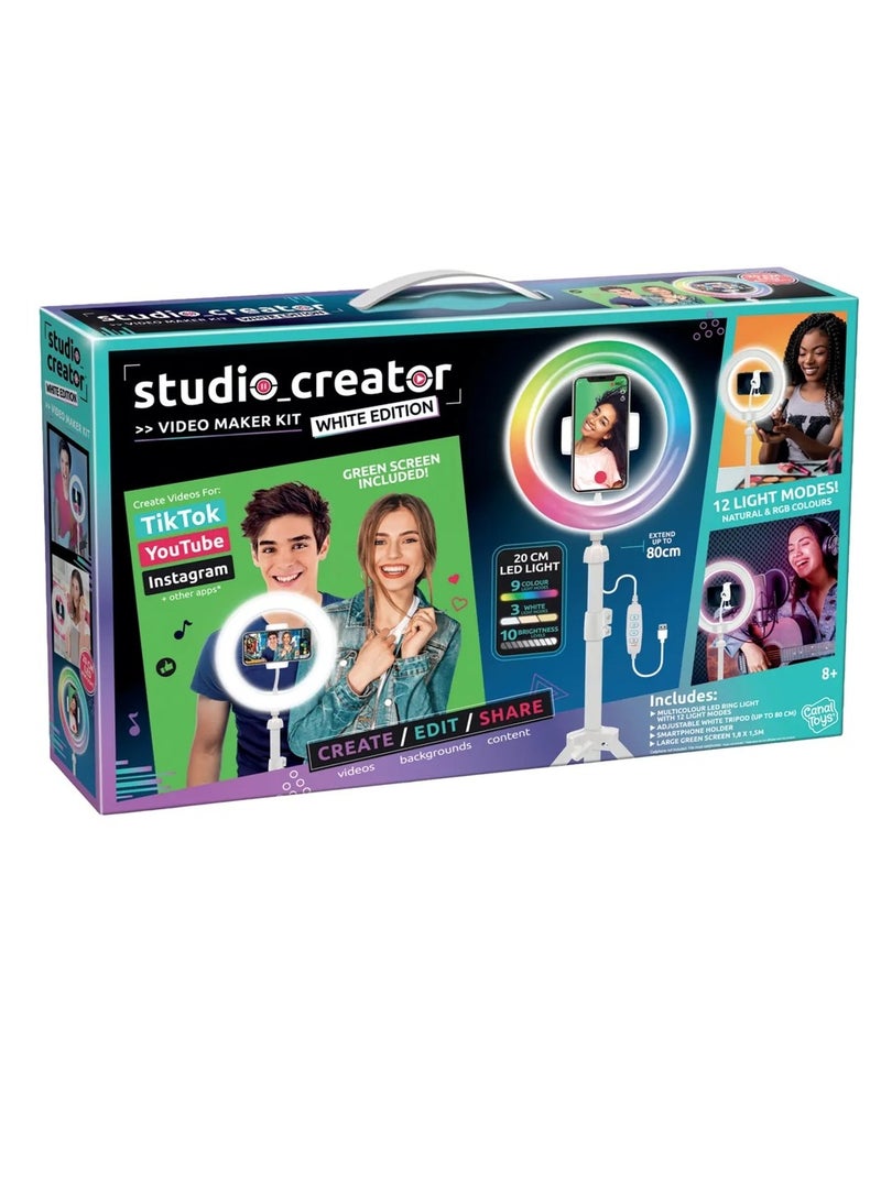 Studio Creator Video Maker Kit White Edition - INF035  - Image 1