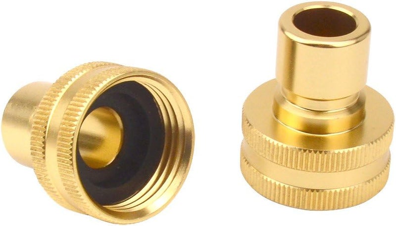 Gardeningwill Set of 6 Aluminum Garden Hose Female Male Quick Connector  Water Hoses Quik Connect Release - Image 4