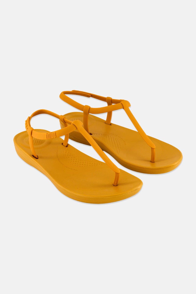 FitFlop Women Iqushion Splash Adjustable Sandals, Baked Yellow - Image 1