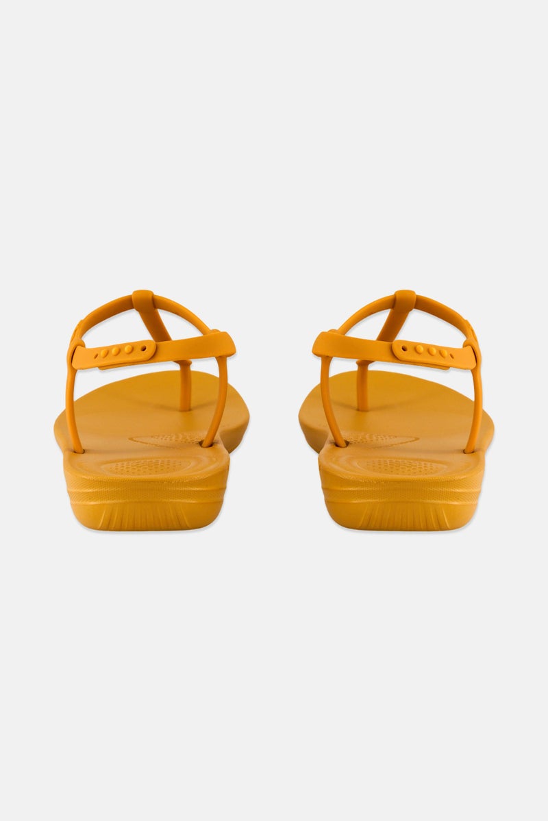 FitFlop Women Iqushion Splash Adjustable Sandals, Baked Yellow - Image 4