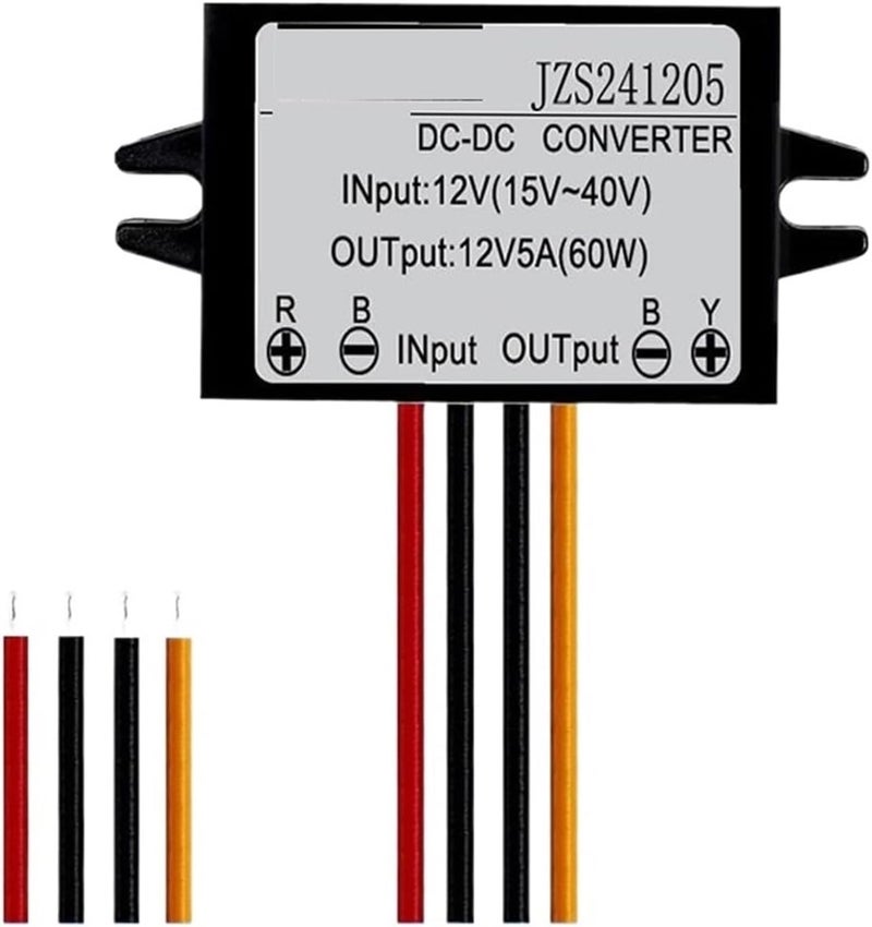 1pcs DC-DC Conventer 24V to 12V 5A 60W DC Step-Down Converter 15V 18V 20V 24V to 12V Car Power Module 24V to 12V Converter(24V to 12V2A) - Image 1