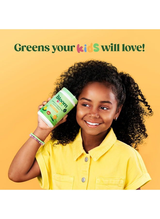 Bloom Nutrition Superfood Greens Powder for Kids, Digestive Enzymes, Probiotics, Prebiotics, Gut Health, Chlorella, Green Juice Mix w/Beet Root Powder (25 Servings (Pack of 1), Tropical Punch) - Image 4