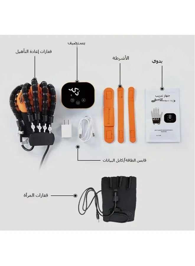 قفازات الروبوت لإعادة التأهيل لمرضى السكتة الدماغية والأشخاص الذين يعانون من اضطرابات اليد الناتجة عن الشلل الدماغي - مدرب تقسيم الأصابع الخمسة - ماساج اليد لتحسين التعافي - Image 4