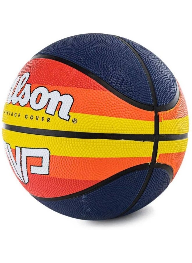 WILSON MVP Retro ORYE Basketball - Size: 7  (Standard, Pack of 1)
