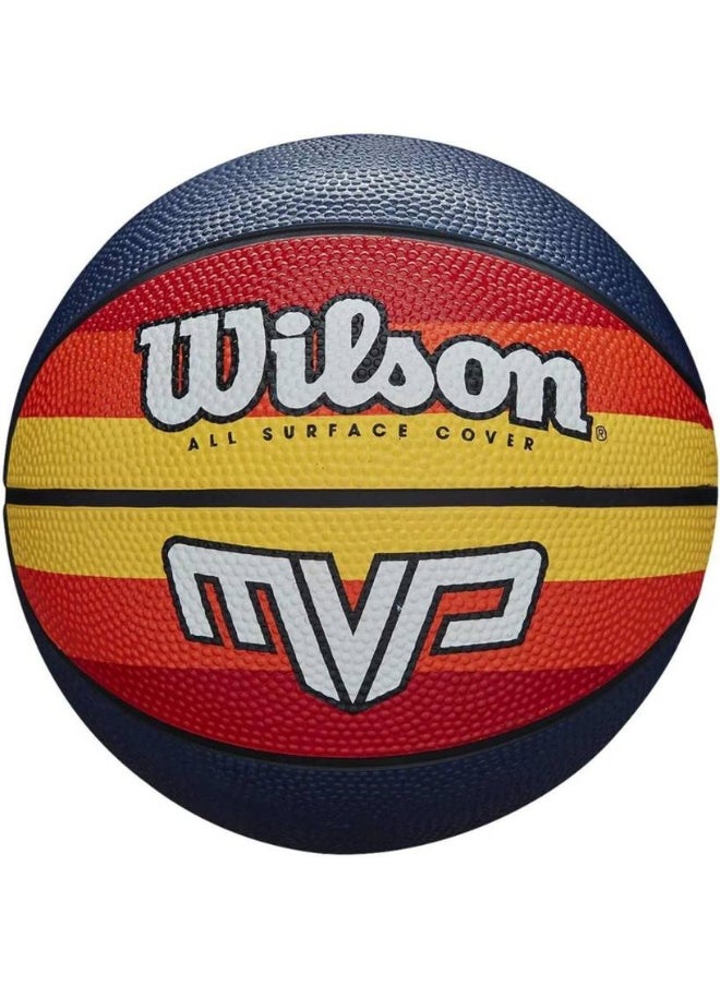 WILSON MVP Retro ORYE Basketball - Size: 7  (Standard, Pack of 1)