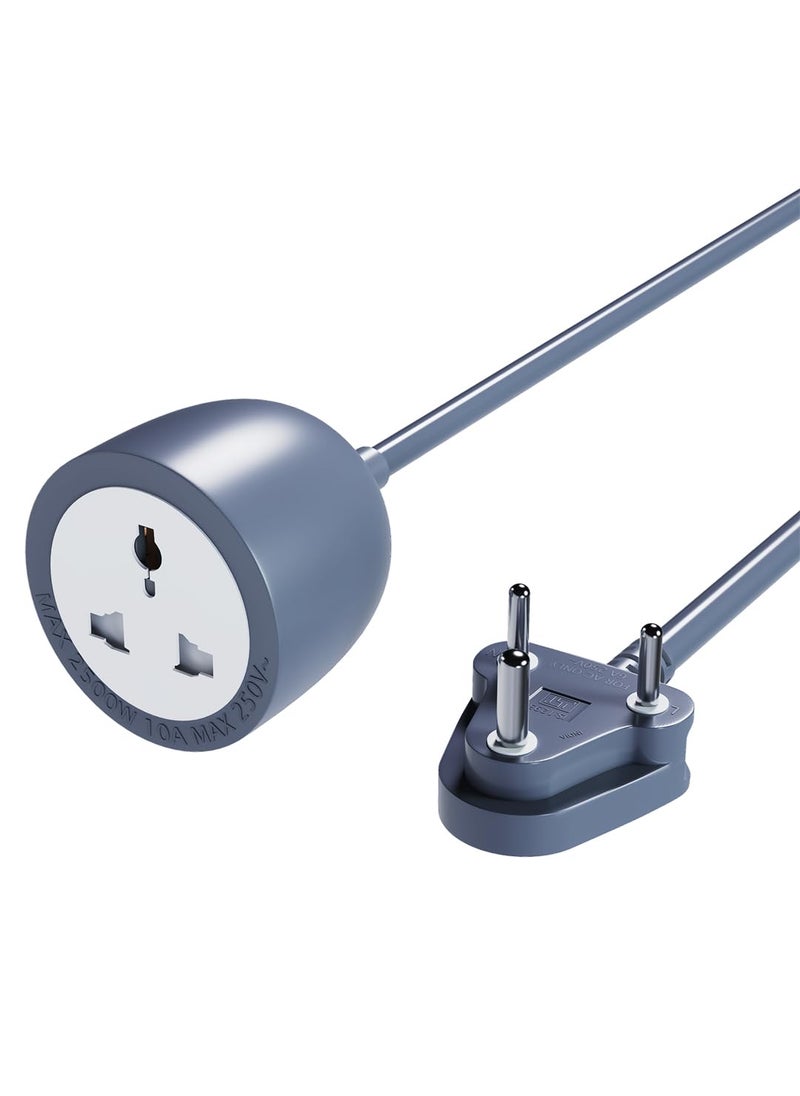 Lapcare LAPCARE Coord 10Meter Outlet Extension Cord 2500W High Power Output FireResistant with Child Safety Shutter Durable Build 3Pin Plug Multiple Protections Ideal for Home Office LSP224  - Image 1