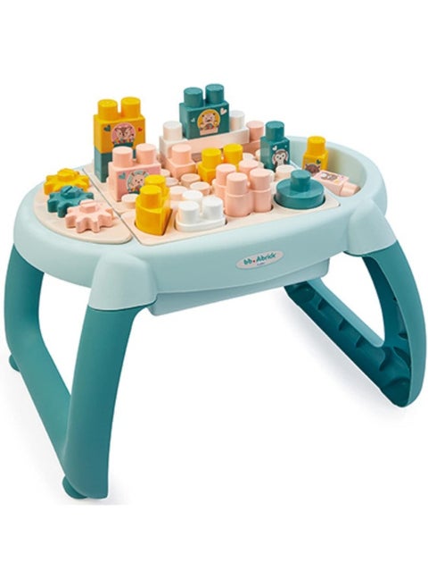 Ecoiffier 7917 Brick Play Table, Pastel