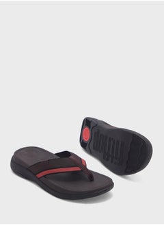 FitFlop F-Mode Tonal Edge Webbing Thong Flip Flops  - Image 3