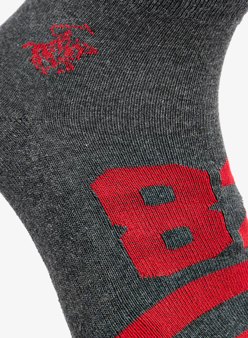 BEVERLY HILLS POLO CLUB  Logo Ankle Socks for Men | Best Price UAE