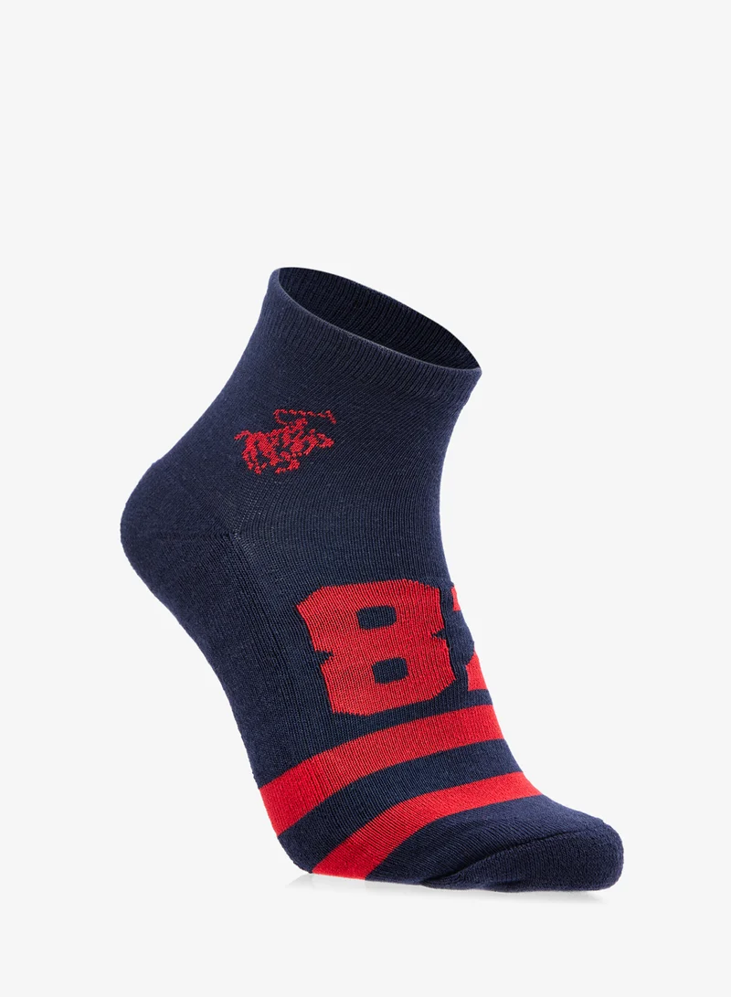 BEVERLY HILLS POLO CLUB  Logo Ankle Socks for Men | Best Price UAE
