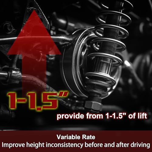 Gleyi Rear Heavy Duty Coil Springs Compatible with 2009-2018 Ram 1500 2WD 4WD, Provide Extra 70% Load Capacity (Additional 1100 lbs) - Image 3