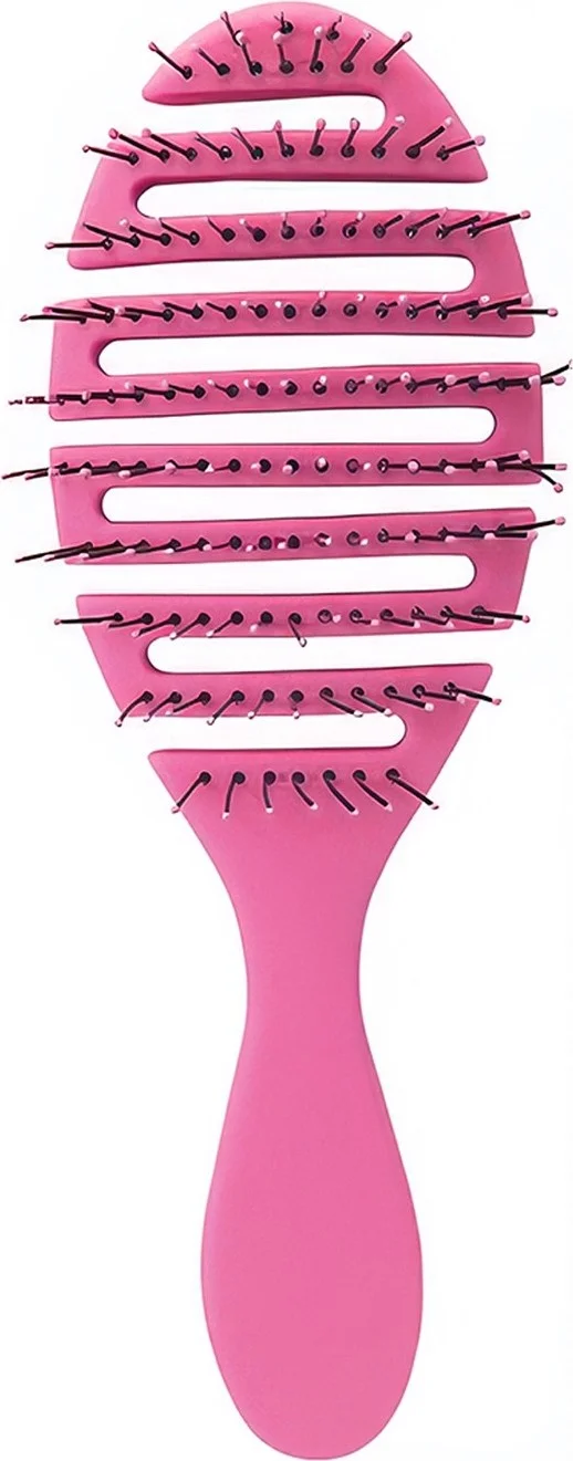 بيزيم ايفدي 3D Professional Hair Brush Hair Brush Pink Pro Three Dimensional Oval Hair Brush Oval
