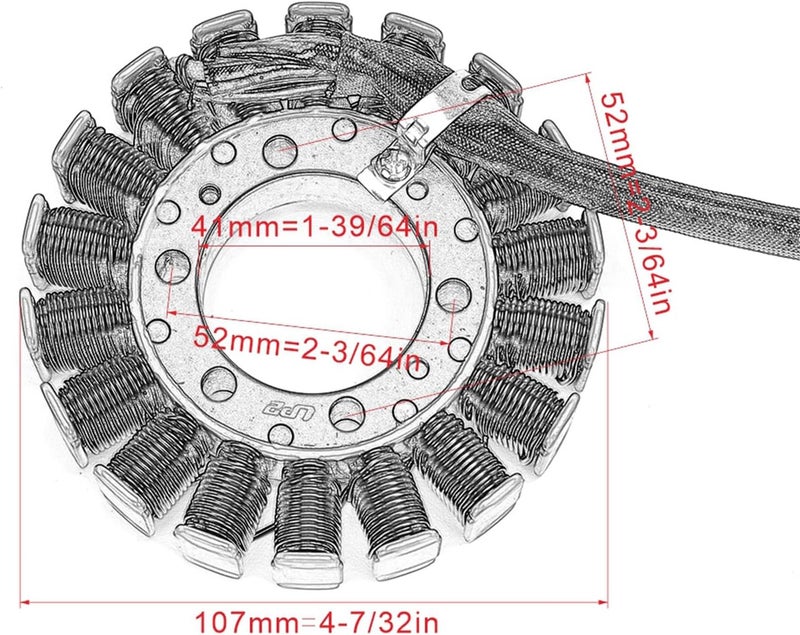 Wivplex Motorcycle Stator Coil for CBR600 CBR 600 F4 - Image 2