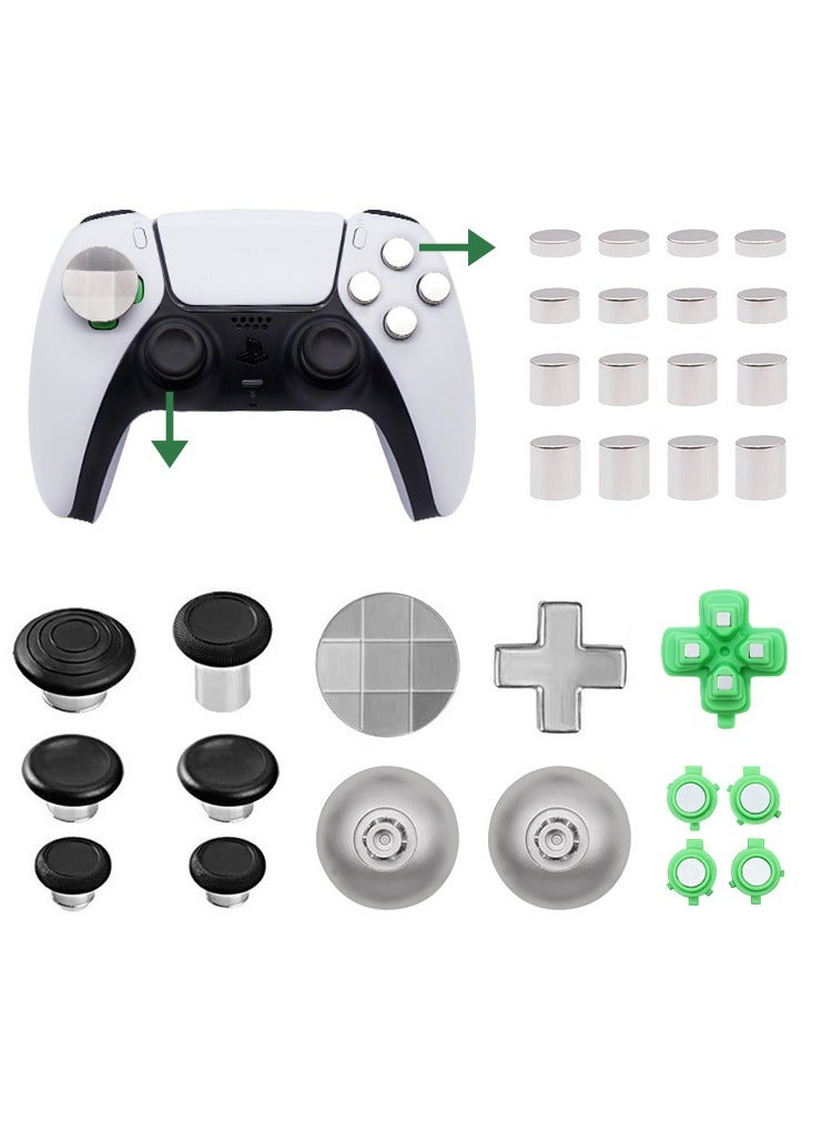 PS5 Handle Booster Key Modified Metal Button Abxydpad Replacement FPS Perfect 34pcs Best Gift - Image 3