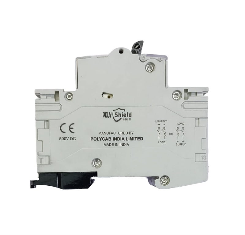 ASPA Solar DC MCB Polycab 40A 500V 2P Miniature Circuit Breaker  - Image 2