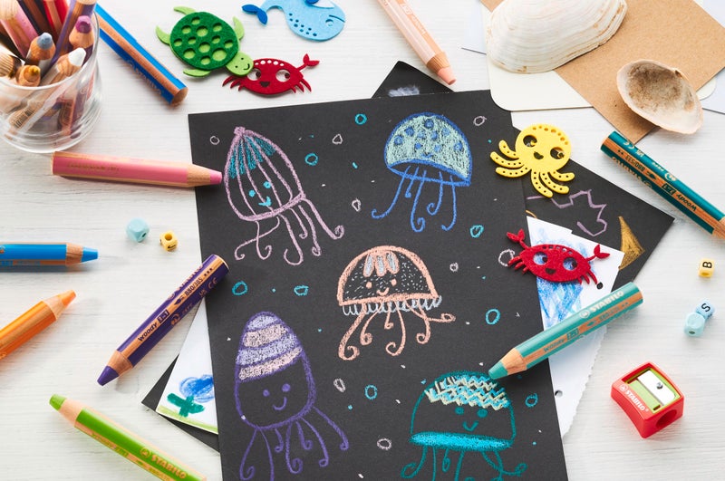 STABILO Multi-talented Pencil woody 3-in-1 - Single Pencil - Gold - Image 5