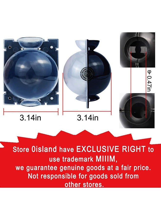 10 PCS Air Layering Propagation Kit with Zip Ties, Reusable Half Transparent Grafting Ball, Air Layering Pods Clear, Plant Rooting Grafting Box for Fast Propagation Plants (Medium) - Image 2